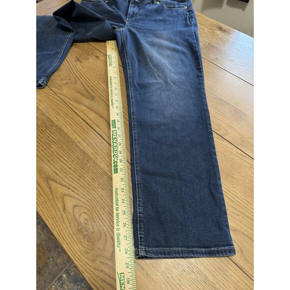 Chico's So Lifting By‎ Chicos Slim Leg Jean Deep Sapphire Size  3 Short City NWT - Picture 5 of 16